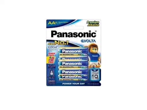 Panasonic Evolta AA Battery 6's [1041]