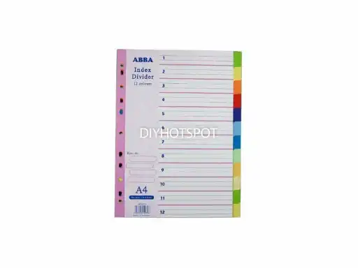 ABBA 12 Color Index Divider [784]