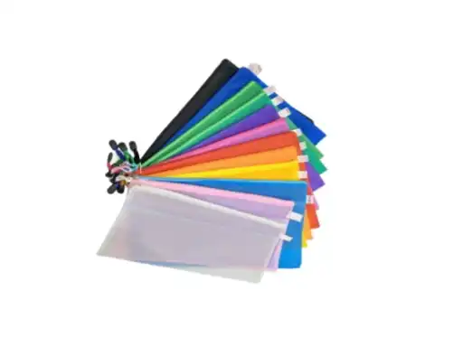 A6 Zipped Plastic Color File [1287]