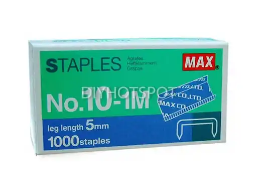 MAX No.10-1M Staples [324]